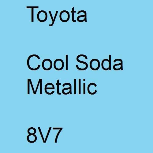 Toyota, Cool Soda Metallic, 8V7.